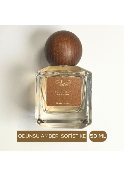 Hogran Edp Erkek Parfüm 50ML | Odunsu ve Amber | Sedir Ağacı, Kişniş, Servi, Vanilya, Amber, Misk