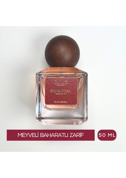 Pomarosa Edp Kadın Parfüm 50ML | Meyveli ve Baharatlı | Nar, Erik, Pembe Biber, Zambak, Sedir, Misk