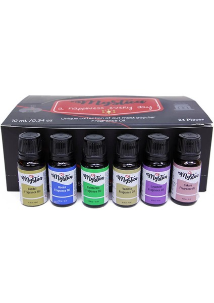 Yeni Estevia Krg Zen Assorted Fragrance Oil Ucucu Esans Yağı 24'lü Set Company