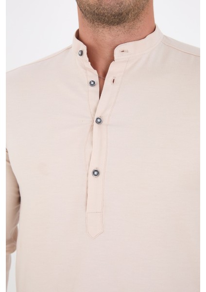 Jack Carısma Yarım Pat Hakim Yaka Pamuklu Likralı Gömlek modelleri