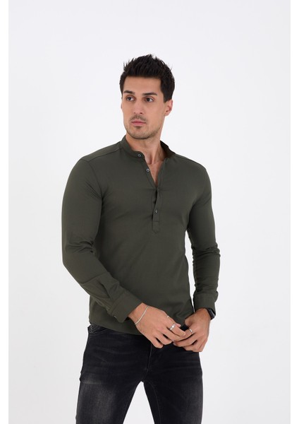 Jack Carısma Yarım Pat Hakim Yaka Pamuklu Likralı Gömlek fiyatları