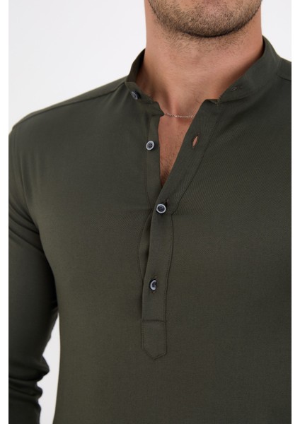 Jack Carısma Yarım Pat Hakim Yaka Pamuklu Likralı Gömlek fırsatları