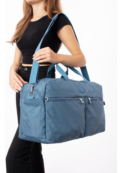 Seyehat Spor Çantası Kabin Boy Valiz 45*35 cm Omuz ve Çapraz Askılı Hafif Klinkır Çanta Su Itici fiyatları