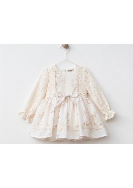 Kız Bebek&çocuk Elbise Dantelli