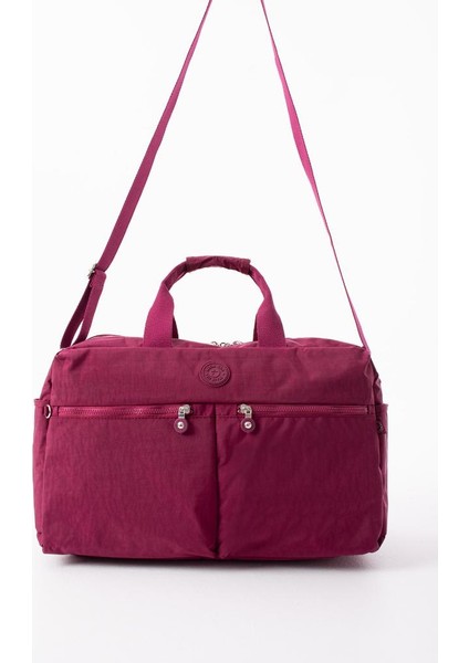 Seyehat Spor Çantası Kabin Boy Valiz 45*35 cm Omuz ve Çapraz Askılı Hafif Klinkır Çanta Su Itici