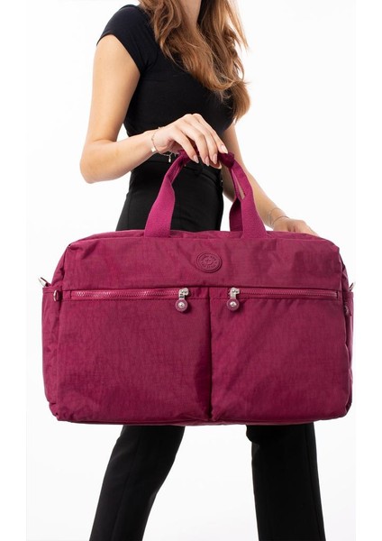 Seyehat Spor Çantası Kabin Boy Valiz 45*35 cm Omuz ve Çapraz Askılı Hafif Klinkır Çanta Su Itici fiyatları