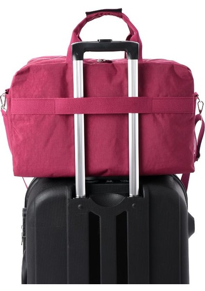 Seyehat Spor Çantası Kabin Boy Valiz 45*35 cm Omuz ve Çapraz Askılı Hafif Klinkır Çanta Su Itici fırsatları