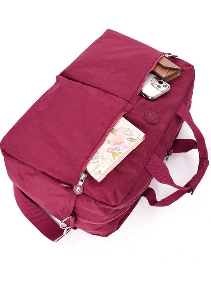 Seyehat Spor Çantası Kabin Boy Valiz 45*35 cm Omuz ve Çapraz Askılı Hafif Klinkır Çanta Su Itici indirimleri