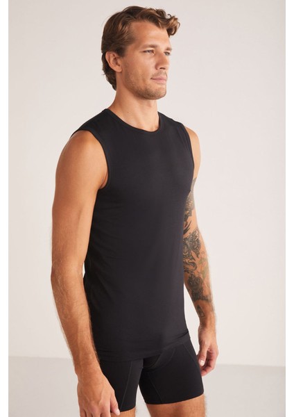 Iç Giyim 3 Adet K.o.m Fabio Bisiklet Yaka Mikro Modal Atlet fiyatları