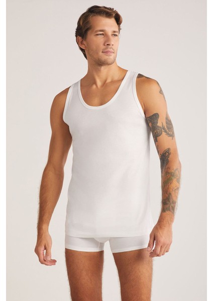 Iç Giyim 6 Adet K.o.m Henry Askılı Basic Erkek Atlet