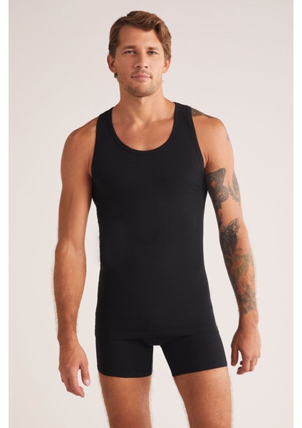 Iç Giyim 4 Adet K.o.m Aytron Halter Basic Erkek Atlet