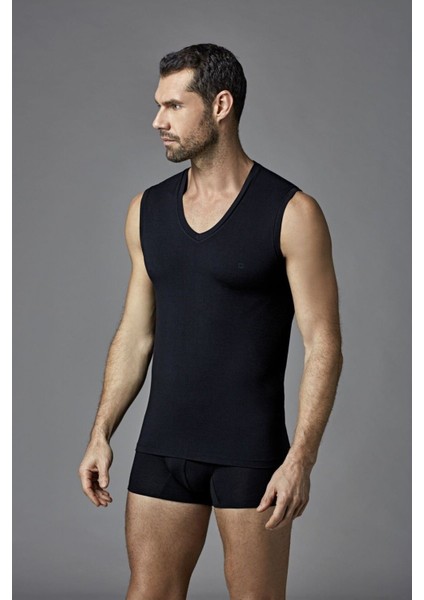 Iç Giyim 2'li Micro Modal Kolsuz V Yaka Atlet modelleri