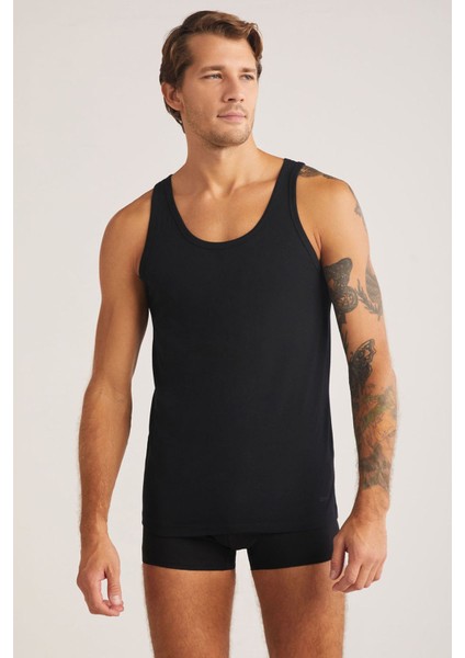 Iç Giyim Kom Scott Askılı 2 Li Basic Erkek Atlet