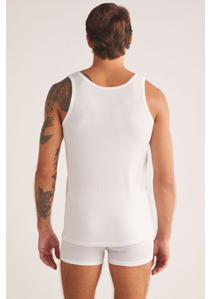 Iç Giyim 3 Adet K.o.m Grey Jakar Desenli Erkek Atlet modelleri