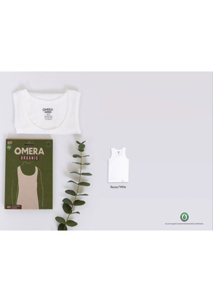 Omera Organik Pamuk Erkek Çocuk Atlet