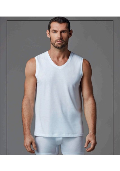 Iç Giyim Dagi V Yaka Kolsuz 2'li Pamuk Atlet