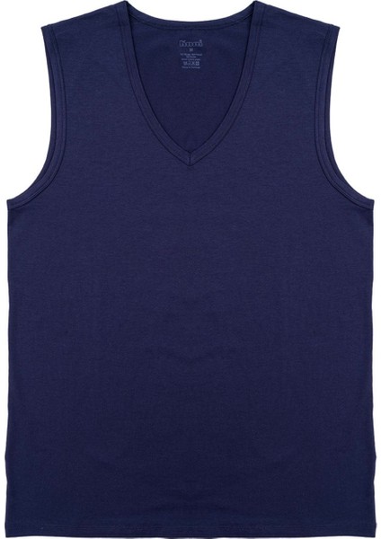 Iç Giyim 4 Adet K.o.m Barny V Yakalı Pamuk Erkek Atlet