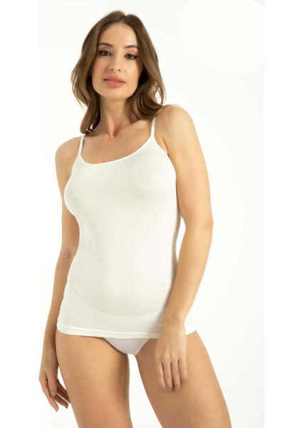 Iç Giyim Bambu Kadın Ip Askılı Atlet (3 Adet)