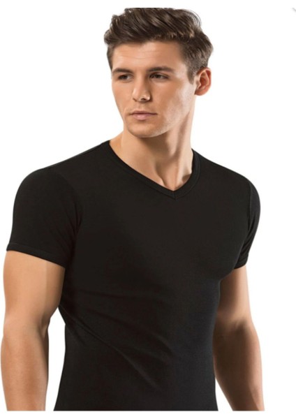 Iç Giyim Erdem Pamuk Ribana V Yaka T-Shirt (3 Adet)