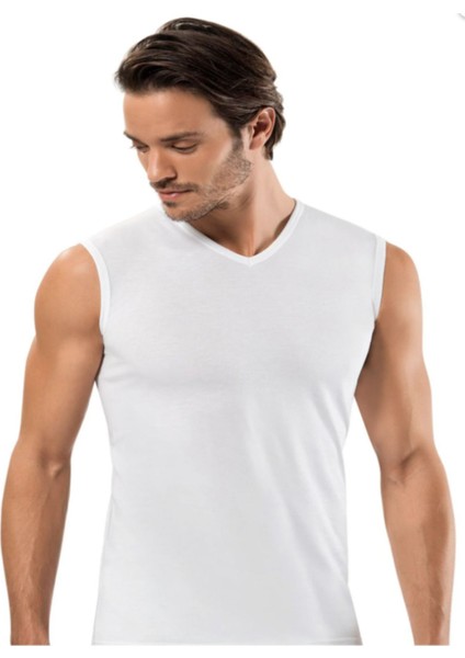 Iç Giyim Erdem Gold Modal V Yaka Kolsuz Atlet