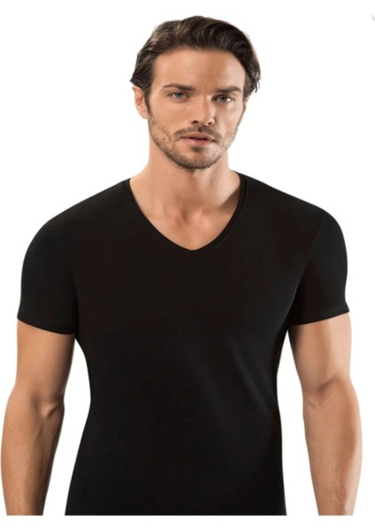 Iç Giyim Erdem Pamuk Elastan V Yaka T-Tshirt (3 Adet)