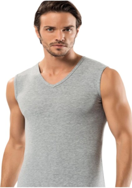 Iç Giyim Erdem Slim Fit Kolsuz Derin V Yaka Atlet (3 Adet)