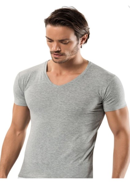 Iç Giyim Erdem Pamuk Elastan V Yaka T-Tshirt (3 Adet)