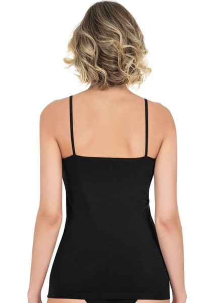 Kadın Pamuklu Modal Tül Detaylı Ince Askılı Atlet fiyatları