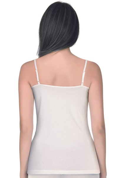 Kadın Pamuklu Likralı Dantelli Ince Askılı Süprem Atlet fiyatları