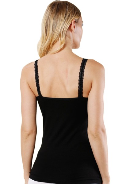 Kadın Modal Pamuklu Ince Askılı Dantelli Atlet fiyatları