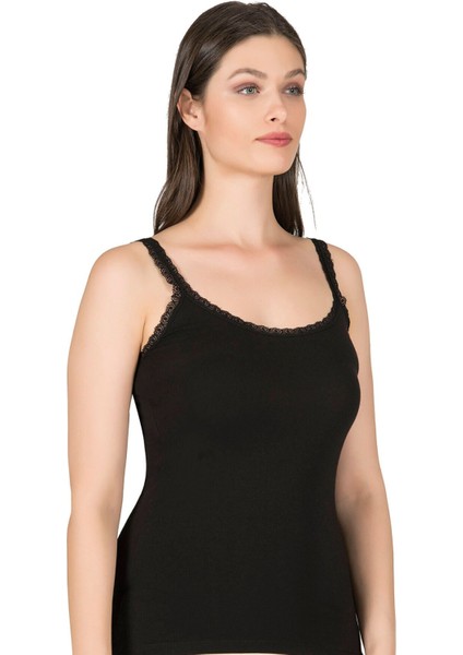 Kadın Modal Pamuklu Ince Askılı Dantelli Atlet fırsatları