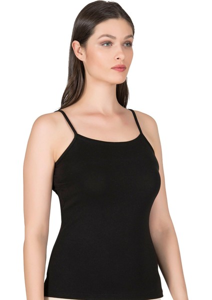 Kadın Pamuklu Modal Esnek Rahat Havuz Yaka Biyeli Ip Askılı Atlet modelleri