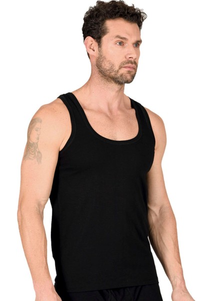 6'lı Paket Erkek %100 Pamuklu Süprem Esnek Rahat Kalın Askılı Örme Atlet indirimleri