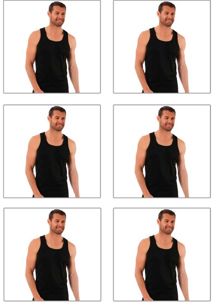 Erkek Ribana Sporcu Atlet 6'lı Eko Paket Büyük Bedenli