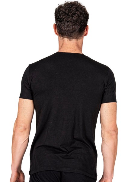 3'lü Paket Erkek Yuvarlak Simit Yaka Pamuklu Modal Tişört Fanila fiyatları