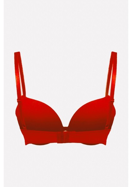 Ip Askılı Ekstra Dolgulu/push-Up Tshirt Bra Örme Sütyen
