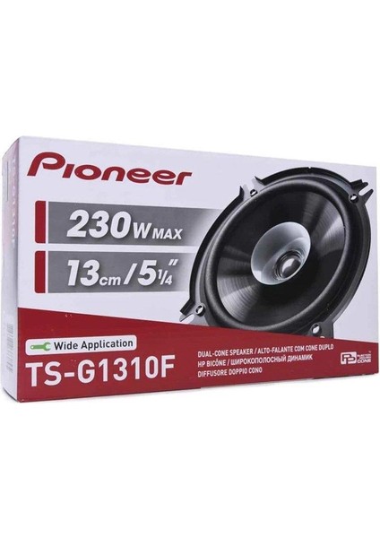 Pıoneer Ts-G1310F 13 Cm 230 Watt Tweetersız Oto Hoparlör (2Li Takım)