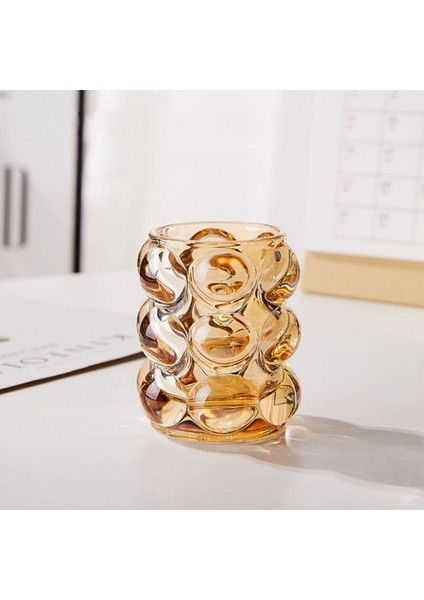 Bubble Cam Bardak Mumluk Gold