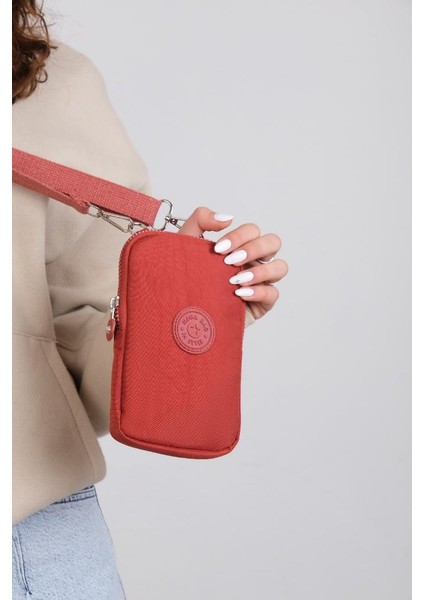 Klinkır Kumaş Mini Çapraz Askılı Kadın Cep Telefonu Çantası Mini Cüzdan Çanta 20*10 cm Su Itici fırsatları