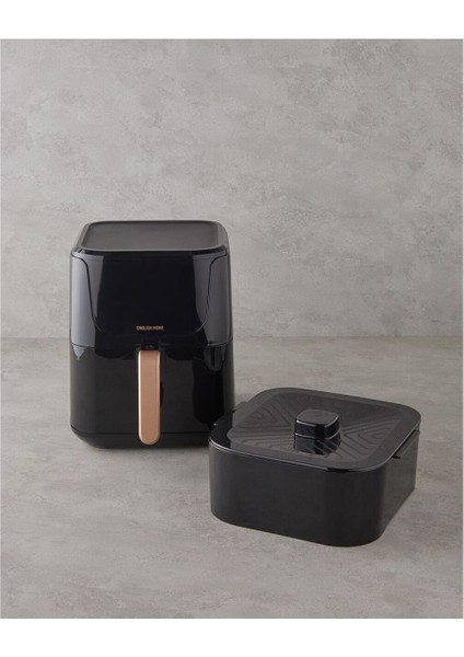 Aıf 2030 Xl Sıcak Tutma Hazneli Air Fryer 1500W Siyah-Bakır