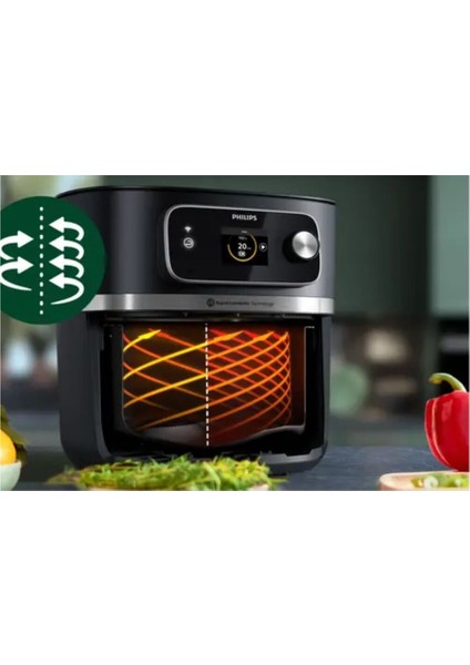 Philips Philips 2200 Watt Lezzetli Yemekler Için Yağsız 7000 Serisi Airfryer Combi Hometechworld fiyatları