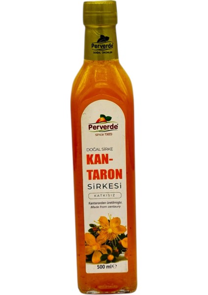 Doğal Kantaron Sirkesi 500 ml