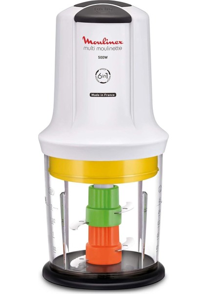 6'sı 1 Arada Blender - 500 Watt Motor, 0,5 Litre Kapasite, Plastik Gövde, 2 Vitesli