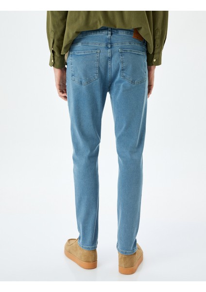 Mıcheal Skinny Erkek Jean Pantolon 5SAM40045ID Açık Indigo indirimleri