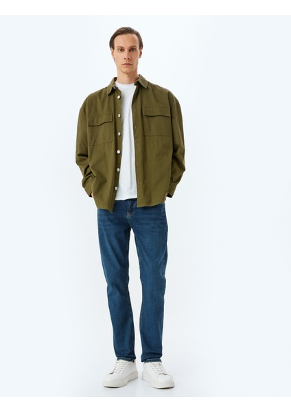 Brad Slım Erkek Jean Pantolon 5SAM40042ID Orta Indigo fiyatları