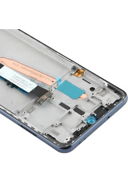 Xiaomi Poco X3 Pro Uyumlu LCD Ekran Dokunmatik Servis Orijinali Çıtalı Siyah + Tamir Seti