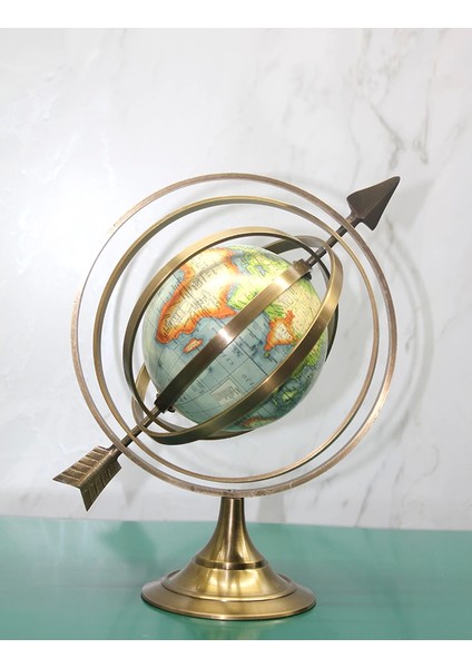 Pirinç Dünya Küre 16198