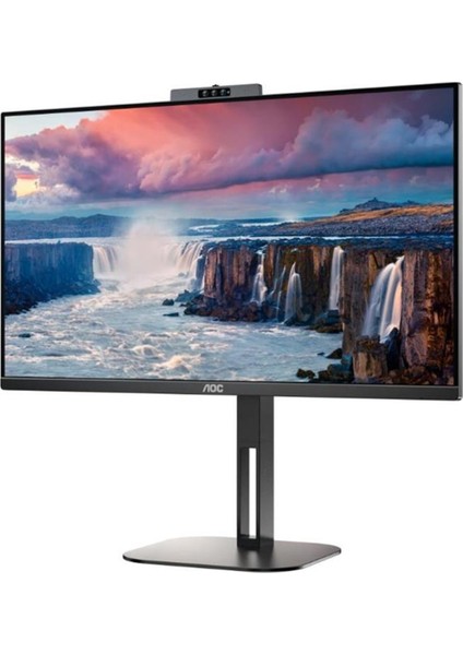 23.8 Aoc 24V5CW/BK IPS 1ms 75MHZ 1xhdmı 1xdp USB Type-C Fhd 1920X1080 Hoparlör Webcam Freesync Pıvot Vesa Siyah modelleri