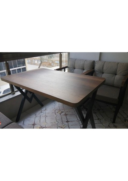 Serdem 2+1+1+Masa Bahçe Balkon Mobilya Takımı Cappicino-Kazayağı fiyatları