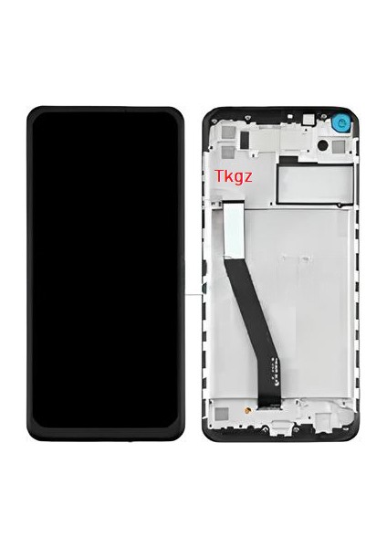 Xiaomi Redmi Note 9 Uyumlu LCD Ekran Dokunmatik Servis Orijinali Çıtalı